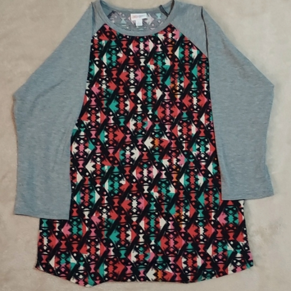 LuLaRoe Geometric Randy 3/4 Sleeve